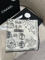 CHANEL High end Quality 24 New Models  A musthave for wealthy and beautiful socialites/celebrities in airconditioned rooms with silk shawls for women. Cashmere 70  30 real silk - Image 10