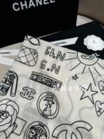 CHANEL High end Quality 24 New Models  A musthave for wealthy and beautiful socialites/celebrities in airconditioned rooms with silk shawls for women. Cashmere 70  30 real silk - Image 11