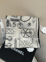 CHANEL High end Quality 24 New Models  A musthave for wealthy and beautiful socialites/celebrities in airconditioned rooms with silk shawls for women. Cashmere 70  30 real silk - Image 13
