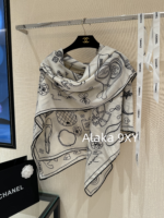 CHANEL High end Quality 24 New Models  A musthave for wealthy and beautiful socialites/celebrities in airconditioned rooms with silk shawls for women. Cashmere 70  30 real silk - Image 20