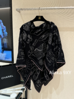 CHANEL High end Quality 24 New Models  A musthave for wealthy and beautiful socialites/celebrities in airconditioned rooms with silk shawls for women. Cashmere 70  30 real silk - Image 32