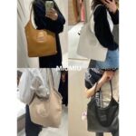 miumiu   Super beautiful oneSelf kept Zhang Yuanying's 2024 SS collection tote tote shopping bag   Four colors can be selected from imported original cowhide material. - Image 10