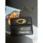 CHANEL "King of Beauty with a Size of 24"  Required deposit  Black Gold Banquet Bag/Handbag Yuan Factory Hardware Leather Gift Box Packaging - Image 5