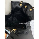 CHANEL  5c Early Spring New Collection  Metal Chain logo Drawstring design double chain shopping bag/lucky bag shoulder bag - Image 9