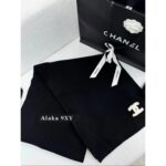CHANEL   24k Autumn/Winter New Collection/Imported Cashmere Fabric Classic Logo Cold Hat Knitted Hat Cashmere Scarf   scarf - Image 16
