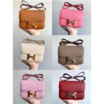 Hermes   OEM Hermes Constance stewardess bag, full color and leather, can be customized by experienced craftsmen for more than ten years, 100 handmade, non market semi finished. 19cm - Image 10