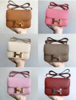 Hermes   OEM Hermes Constance stewardess bag, full color and leather, can be customized by experienced craftsmen for more than ten years, 100 handmade, non market semi finished. 19cm - Image 33