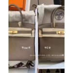 Hermes  OEM Herm  Kelly Collection Full Color Series Unique Ten Year Craftsman 100 Pure Handmade Customization Original C Air Freight Whole piece EP Box Togo Customized Development Exclusive Color Card 25cm - Image 18