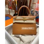 Hermes  OEM Herm  Kelly Collection Full Color Series Unique Ten Year Craftsman 100 Pure Handmade Customization Original C Air Freight Whole piece EP Box Togo Customized Development Exclusive Color Card 30cm - Image 16