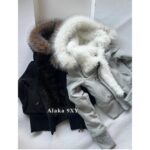 Rarelyalike Yi Menglin Same Style  Niche Trendy Brand RA Hooded Plush Inner Tank Cotton Jacket 2024 Autumn/Winter New Thick Grey Wool Collar Hoodie - Image 4