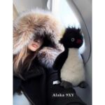 Rarelyalike Yi Menglin Same Style  Niche Trendy Brand RA Hooded Plush Inner Tank Cotton Jacket 2024 Autumn/Winter New Thick Grey Wool Collar Hoodie - Image 15