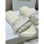 Dior  2024SS Summer New Collection  Velcro letter logo slippers with minimalist style, lightweight and comfortable, vacuum sealed foam bottom, super comfortable - Image 5