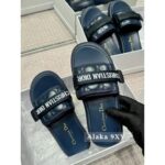 Dior  2024SS Summer New Collection  Velcro letter logo slippers with minimalist style, lightweight and comfortable, vacuum sealed foam bottom, super comfortable - Image 13