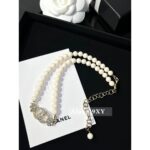 Chanel   New Collection for Early Spring in 2024Two Versatile Pearl Necklaces by Rainie Yang and Jennie,Jewelry, Same Gift Box Packaging Pearl Gold Coins