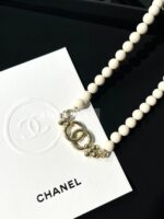 Chanel   New Collection for Early Spring in 2024Two Versatile Pearl Necklaces by Rainie Yang and Jennie,Jewelry, Same Gift Box Packaging Pearl Gold Coins - Image 13