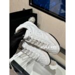 Chanel  2024a Spring/Summer New Collection  Gold and Silver Horn Baseball Shoes  Here comes the classic diamond grid pattern  Sheepskin - Image 9