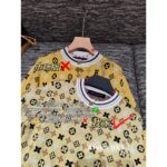 LOUIS VUITTON   2024 SS Early Autumn New Collection  Classic Lucky Grass Printed Logo Yellow Short Jacket for Women. loose coat - Image 8