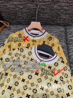 LOUIS VUITTON   2024 SS Early Autumn New Collection  Classic Lucky Grass Printed Logo Yellow Short Jacket for Women. loose coat - Image 15