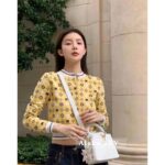 LOUIS VUITTON   2024 SS Early Autumn New Collection  Classic Lucky Grass Printed Logo Yellow Short Jacket for Women. loose coat - Image 26