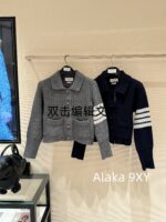 Super cute TB College styleFull wool lapel cardigan jacket with two colors available for original customization - Image 3