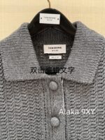 Super cute TB College styleFull wool lapel cardigan jacket with two colors available for original customization - Image 6