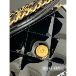 Chanel's new patent leather heartshaped chain  Crossbody small waste bag is hereSize: 12.5  9  3 Gift box packaging - Image 7