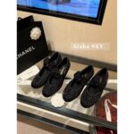 Chanel is super beautiful  rhinestone style   The 24A fashion series features handmade butterfly bow logo, thick heel, and Mary Jane single shoe for women.