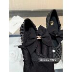 Chanel is super beautiful  rhinestone style   The 24A fashion series features handmade butterfly bow logo, thick heel, and Mary Jane single shoe for women. - Image 3
