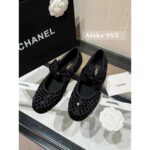 Chanel is super beautiful  rhinestone style   The 24A fashion series features handmade butterfly bow logo, thick heel, and Mary Jane single shoe for women. - Image 8