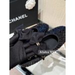 Chanel is super beautiful  rhinestone style   The 24A fashion series features handmade butterfly bow logo, thick heel, and Mary Jane single shoe for women. - Image 9