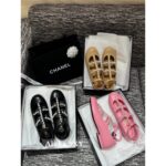 Chanel  2024p collection  Pearl Roman design round toe Mary Jane single shoe - Image 5