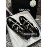 Chanel  2024p collection  Pearl Roman design round toe Mary Jane single shoe - Image 9