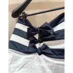 Chanel  24M CoCo beach beach swimsuit for women  stunning  Black bow strapless onepiece design super sexy and slimming