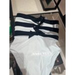 Chanel  24M CoCo beach beach swimsuit for women  stunning  Black bow strapless onepiece design super sexy and slimming - Image 13