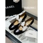 Chanel   Summer New Handmade Workshop Series 3D Handmade Bow Logo Round Head Thick Heel Ma Lizhen Single Shoes for Women.