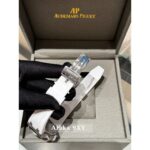Audemars Pigurt "White Rich Beauty Little Sister's Mind Machine Accessory" Royal ap High end ladies' rhinestone wristwatch  Imported quartz movement gift box packaging - Image 10