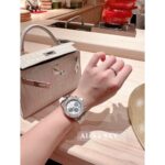 Audemars Pigurt "White Rich Beauty Little Sister's Mind Machine Accessory" Royal ap High end ladies' rhinestone wristwatch  Imported quartz movement gift box packaging - Image 12