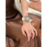 Audemars Pigurt "White Rich Beauty Little Sister's Mind Machine Accessory" Royal ap High end ladies' rhinestone wristwatch  Imported quartz movement gift box packaging - Image 15