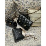 Chanel Retro Versatile and Timeless24A New Series Double Pocket Postman Bag  The unpopular series features a chain with a strong sense of design   Sheepskin - Image 15