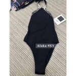 Chanel  24M CoCo beach series neck hanging rhinestone pentagram swimsuit for women  stunning  Black super sexy and slimming effect - Image 8