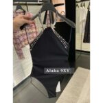 Chanel  24M CoCo beach series neck hanging rhinestone pentagram swimsuit for women  stunning  Black super sexy and slimming effect - Image 13