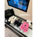 Chanel  24A fashion series early spring new itemwoven logo slippers for women Italian leather outsole candy color super summer - Image 6