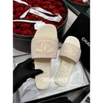 Chanel  24A fashion series early spring new itemwoven logo slippers for women Italian leather outsole candy color super summer - Image 16
