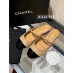 Chanel 24A collectionMetal chain round toe Mary Jane slippers are a musthave for women/lazy little princesses, super comfortable sheepskin foot pads - Image 12