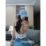 Chanel 24a Summer New Vacation Collection  Heavy Industry Blue Water Diamond Embroidered Logo Double sided/Flower Fisherman's Hat - Image 8