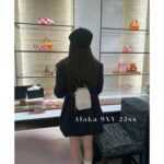 Chanel Mini Size is cuter ”  2024c show series handle chain design caviar small backpack   Original imported caviar cowhide fabric - Image 3