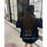 Chanel Mini Size is cuter ”  2024c show series handle chain design caviar small backpack   Original imported caviar cowhide fabric - Image 11