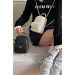 Chanel Mini Size is cuter ”  2024c show series handle chain design caviar small backpack   Original imported caviar cowhide fabric - Image 15