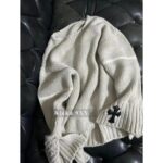 Chrome hearts self owned24 autumn/winter new collection crocheted leather cross logo gram  pullover wool sweater. Loose oversized unisex design - Image 11