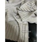 Chrome hearts self owned24 autumn/winter new collection crocheted leather cross logo gram  pullover wool sweater. Loose oversized unisex design - Image 13